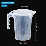 PATIKIL 500ml Graduated Beaker Set - 2 Pack