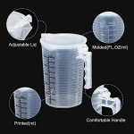 PATIKIL 500ml Graduated Beaker Set - 2 Pack
