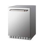24-Inch Stainless Steel Outdoor Beverage Refrigerator