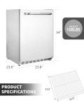 24-Inch Stainless Steel Outdoor Beverage Refrigerator