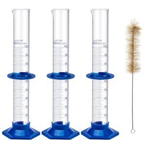 ScitoLAB 3-Pack 100ml Graduated Measuring Cylinders