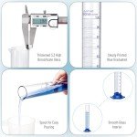 ScitoLAB 3-Pack 100ml Graduated Measuring Cylinders