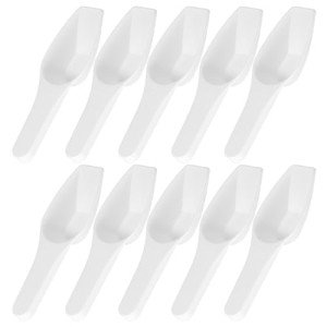 10pcs Plastic Weighing Spoons for Lab Use