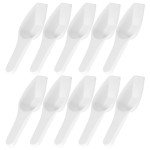 10pcs Plastic Weighing Spoons for Lab Use