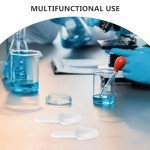 10pcs Plastic Weighing Spoons for Lab Use