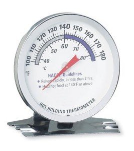 Taylor 5980N NSF Hot Holding Thermometer, 100-180°F