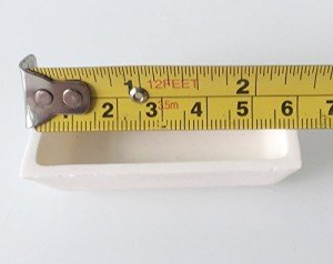 99.3% Alumina Crucible for Laboratory Use (60x30x15MM)