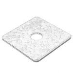 GBGS 10 Pack Galvanized Square Plate Washers