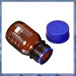 50ml Amber Reagent Glass Media Bottle with Cap