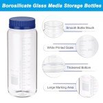 4 Pack 1000ml Borosilicate Glass Lab Bottles