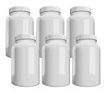 White Pill Bottles with Lids - 300 cc Capacity
