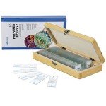 AmScope PS50 Microscope Slide Set – 50 Prepped Slides