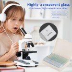 Misoterm Microscope Slides with Specimens for Kids