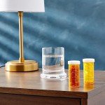 Juvale 50-Pack Orange Empty Pill Bottles with Caps