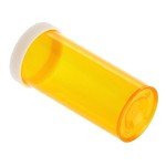 Juvale 50-Pack Orange Empty Pill Bottles with Caps