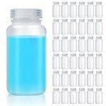 Tatuo 36-Pack 8oz Plastic Lab Sample Bottles