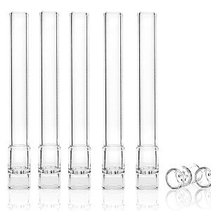 5 Pack Straight Glass Air Drying Tubes, 110mm