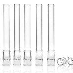 5 Pack Straight Glass Air Drying Tubes, 110mm