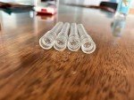 5 Pack Straight Glass Air Drying Tubes, 110mm