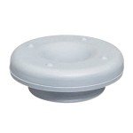 Wheaton 20mm Gray Rubber Straight Plug Stoppers