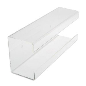 Wall-Mountable Large Clear Acrylic Lab Wipe Holder