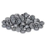 10ml Clear Glass Vials with Flip Caps - 100 Pack