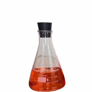 100ml Borosilicate Erlenmeyer Flask Set with Stoppers