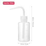 6-Pack 150ml Plastic Wash Bottles for Labs