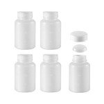 Plastic Lab Chemical Reagent Bottles, 150ml, 5pcs