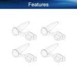 0.5ml Microcentrifuge Tubes, 2000PCS with Lids