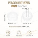 PATIKIL 0.87" Bottle Adapter Plugs, 25 Pack