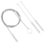 Flexible Drain Cleaning Straw & Spring Brush Set