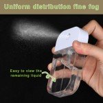 6-Pack 50ML Clear Spray Bottles with Funnels