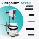 JOANLAB 10L Adjustable Speed Lab Overhead Stirrer