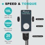 JOANLAB 10L Adjustable Speed Lab Overhead Stirrer