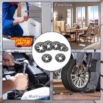 50 Pcs Steel Internal Tooth Locking Washers Set