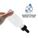 48 Pack 2oz Clear Glass Dropper Bottles