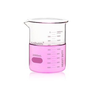2000ml Thick Glass Beaker - Labvida Low Form