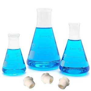 Erlenmeyer Flask Set - Narrow Mouth (50ml, 100ml, 250ml)