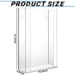 Wall Mounted Acrylic Glove Box Holder Dispenser