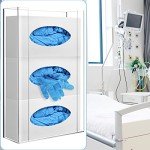 Wall Mounted Acrylic Glove Box Holder Dispenser