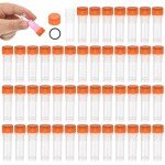 Patikil 1mL Plastic Cryogenic Vials - 48 Pack