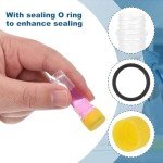 PATIKIL 1mL Plastic Cryogenic Vials - 36 Pack