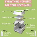 12-Egg Incubator with Auto Turning & Humidity Control