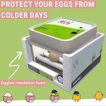 12-Egg Incubator with Auto Turning & Humidity Control