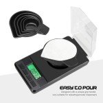 5 Size Narrow Spout Plastic Weighing Dishes