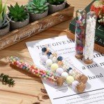 200 Glass Test Tubes with Cork Stoppers - 25x140mm