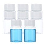 PATIKIL 8 Pack 20ml Reagent Bottles - Translucent
