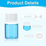 PATIKIL 8 Pack 20ml Reagent Bottles - Translucent