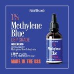 Methylene Blue 1% USP-Grade 60mL Amber Dropper